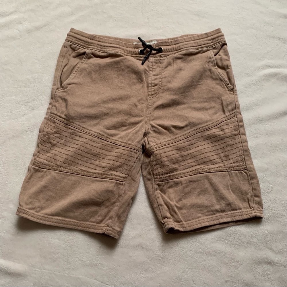 Rumors Boys Kids Tan Brown Khaki Shorts with Drawstring Waist Size XL